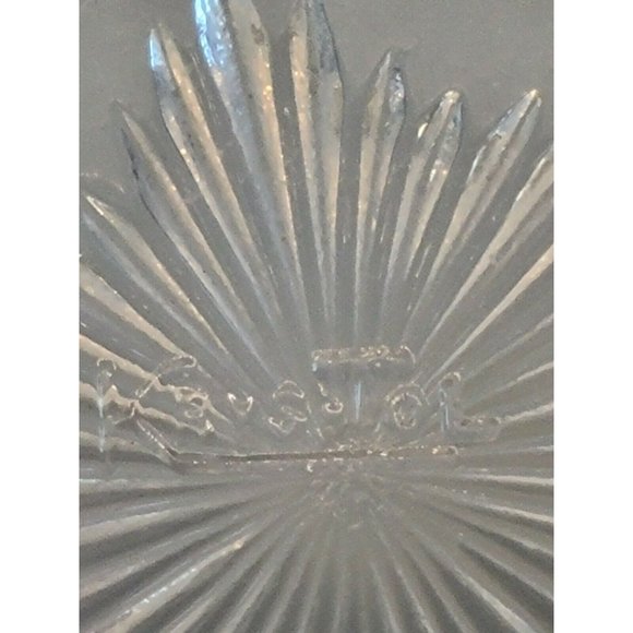 Central Glass Works Krystol 4" Scalloped Nappy Set of 4 - Picture 3 of 4